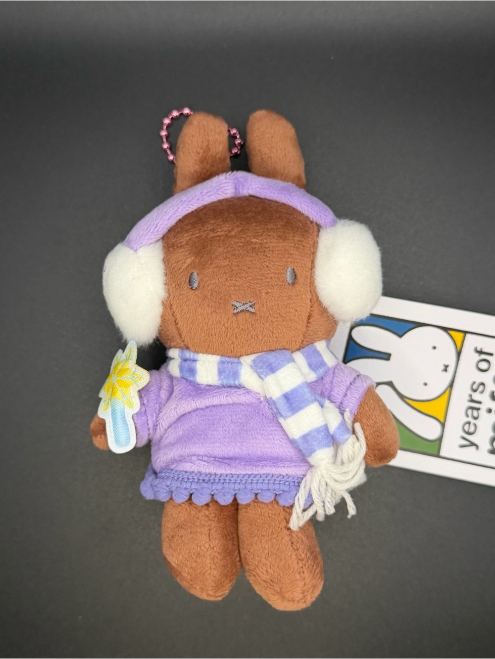 Thailand Melanie with purple dress Plush /keychain mf88
